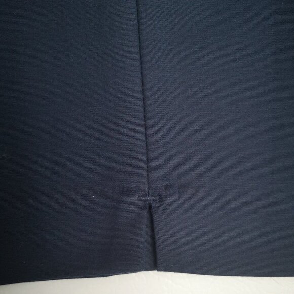 Tommy Hilfiger Ladies Size 4 Navy Stretch Slim Crop Pants with Belt - Picture 5 of 9